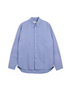 Oliver Spencer Men's Blue Button Down Cotton Shirt Flat Shot