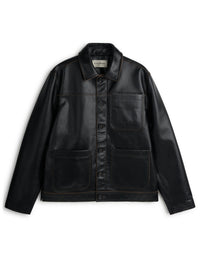 Leather Hardwick Jacket Black