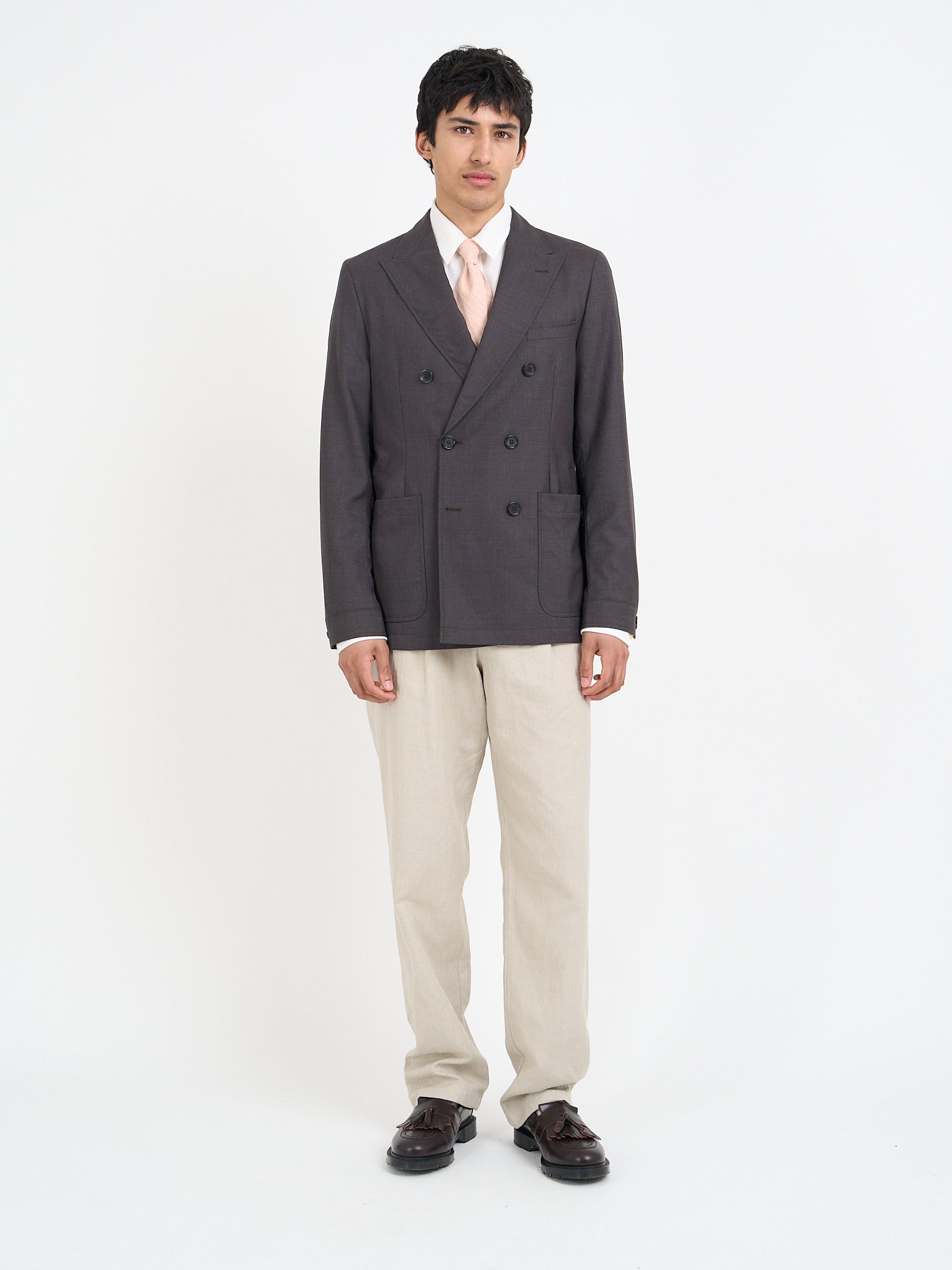 Double Breasted Jacket Miro Brown