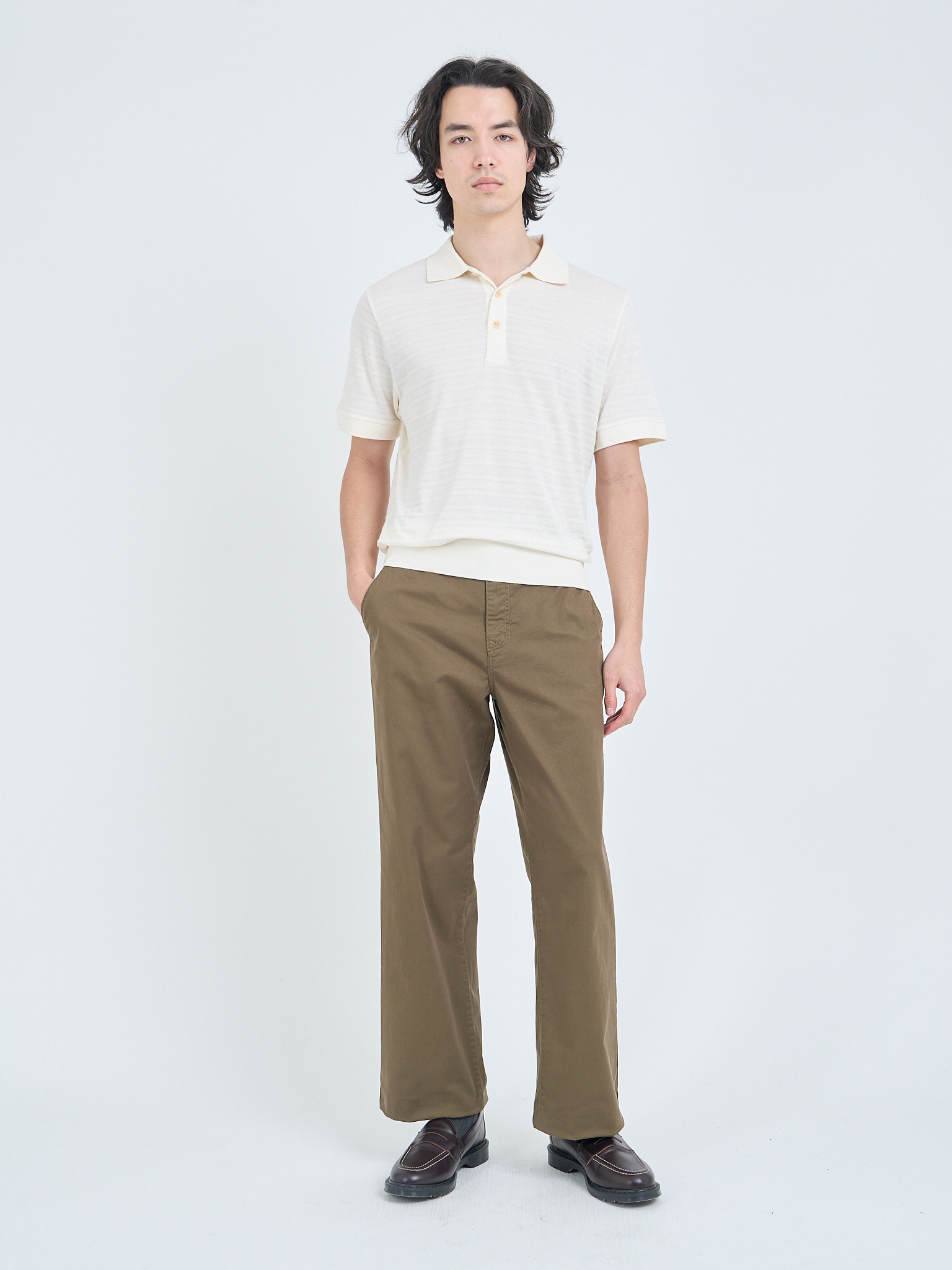 Glendale Polo Shirt Dornie Cream