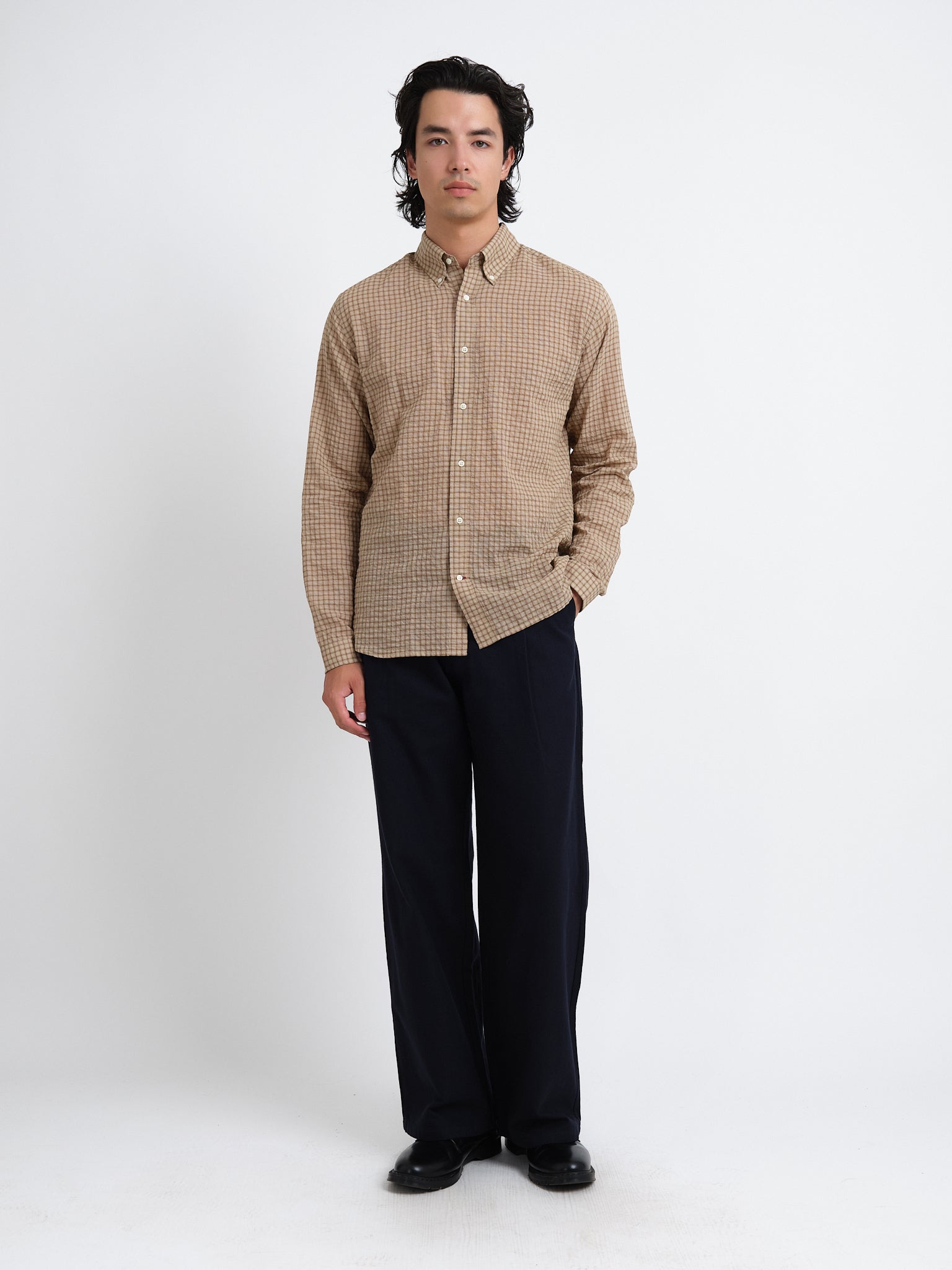 Brook Shirt Dobson Beige