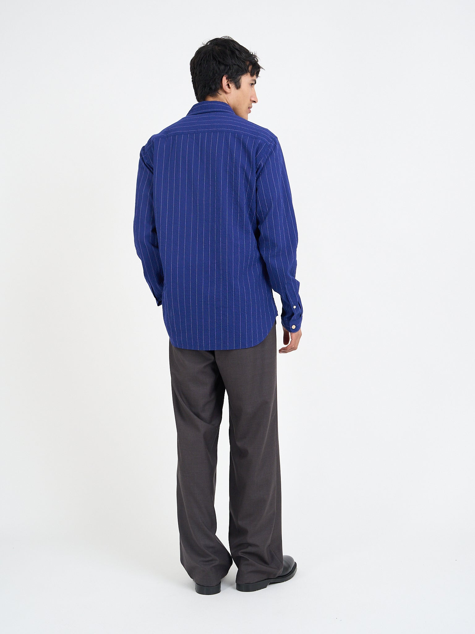 Atlanta Long Sleeve Shirt Patterson Blue