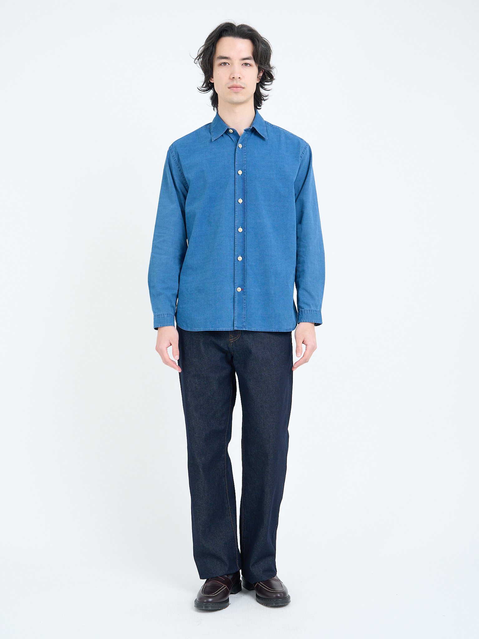 Atlanta Long Sleeve Shirt Wylie Indigo Light