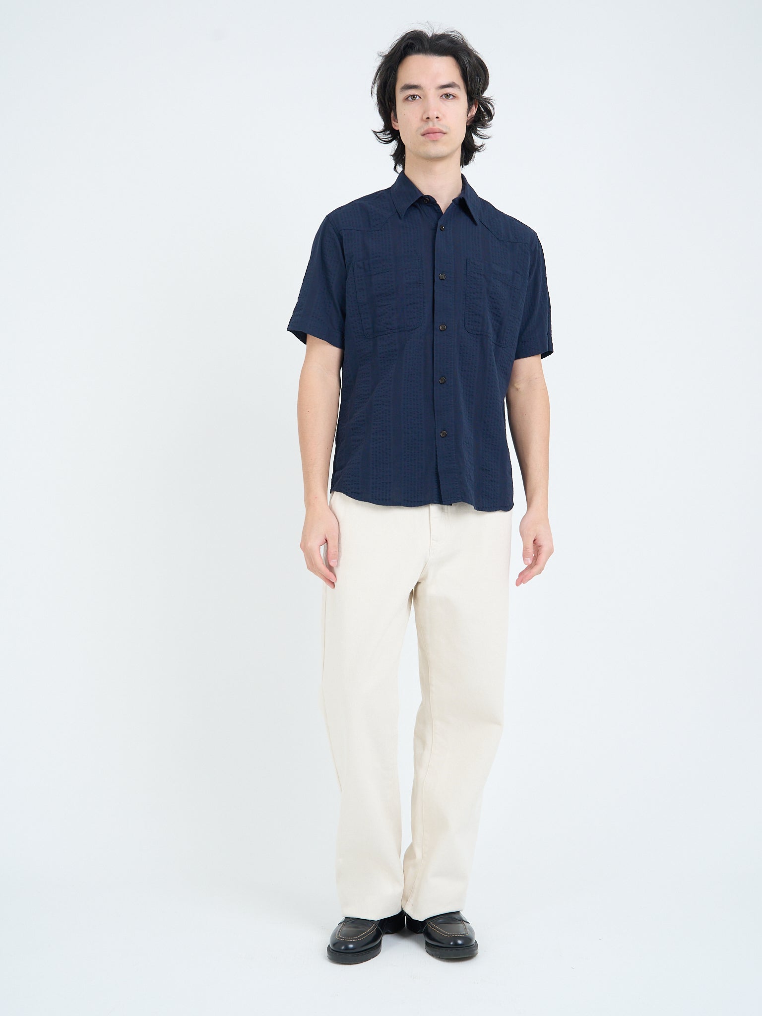 Quito Short Sleeve Shirt Phaidon Navy