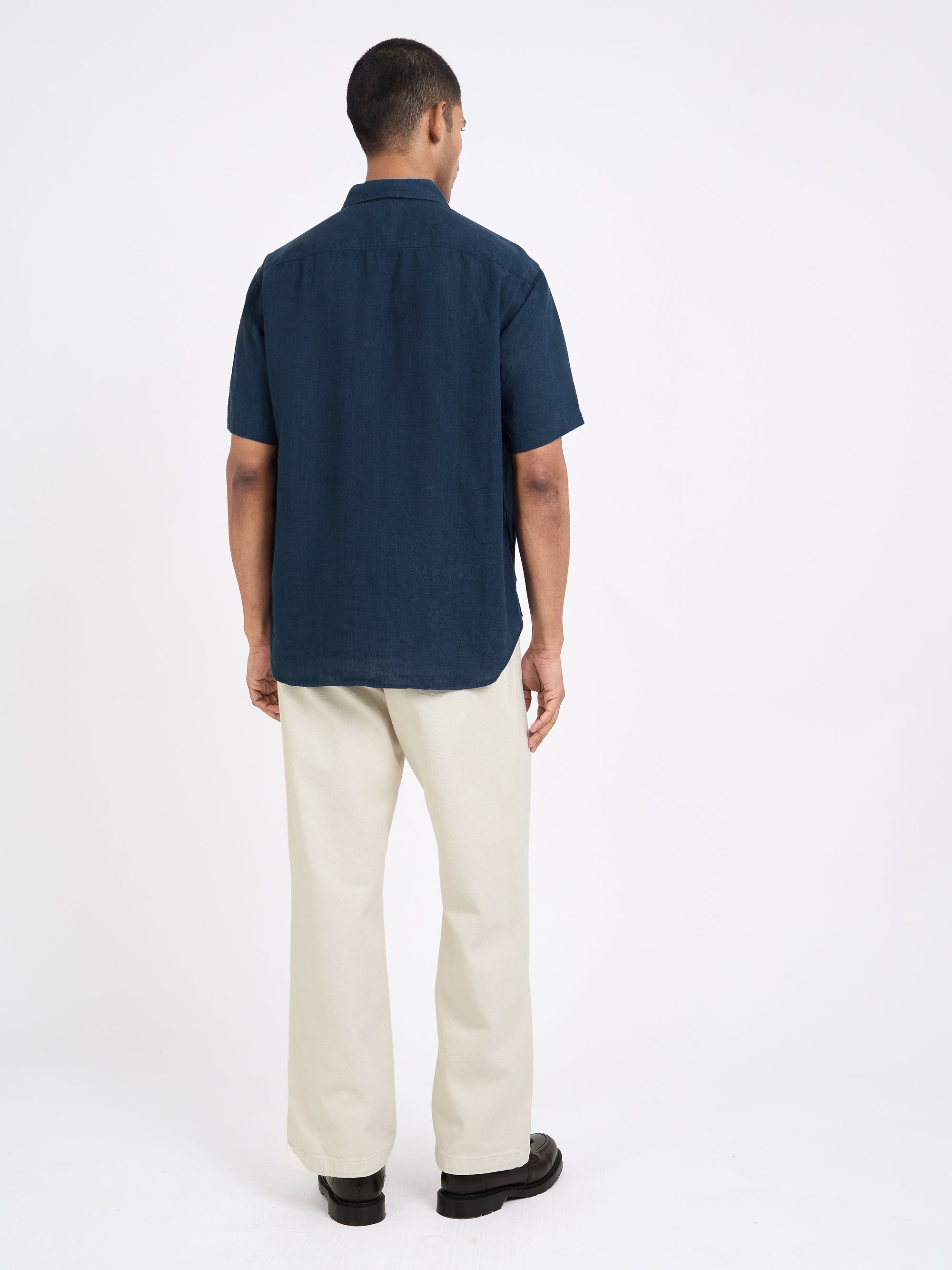 Penryn Short Sleeve Shirt (Loose Fit) Coney Navy