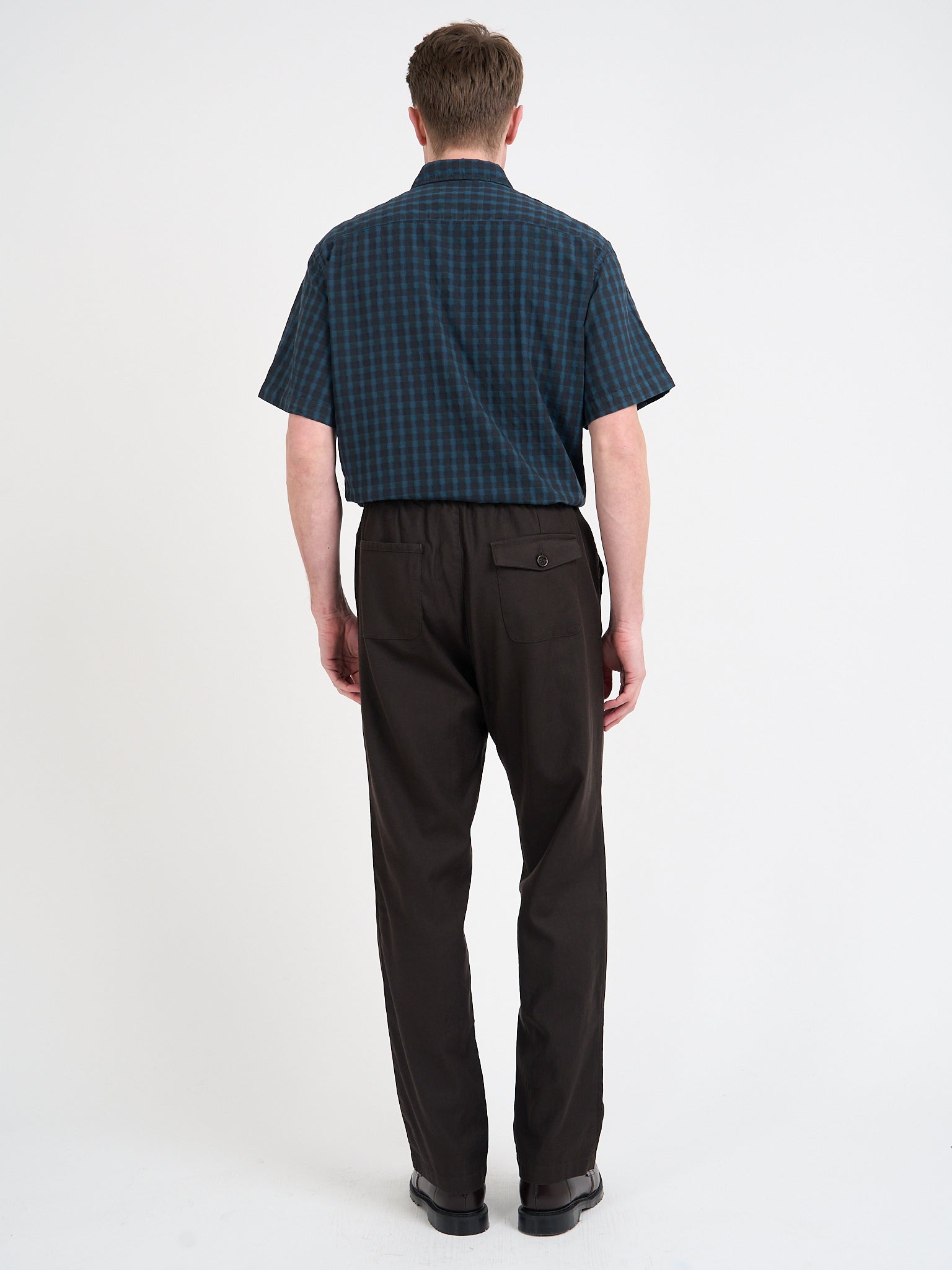 Drawstring Trousers Eastman Brown