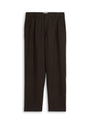 Morton Pleated Trousers Coney Brown