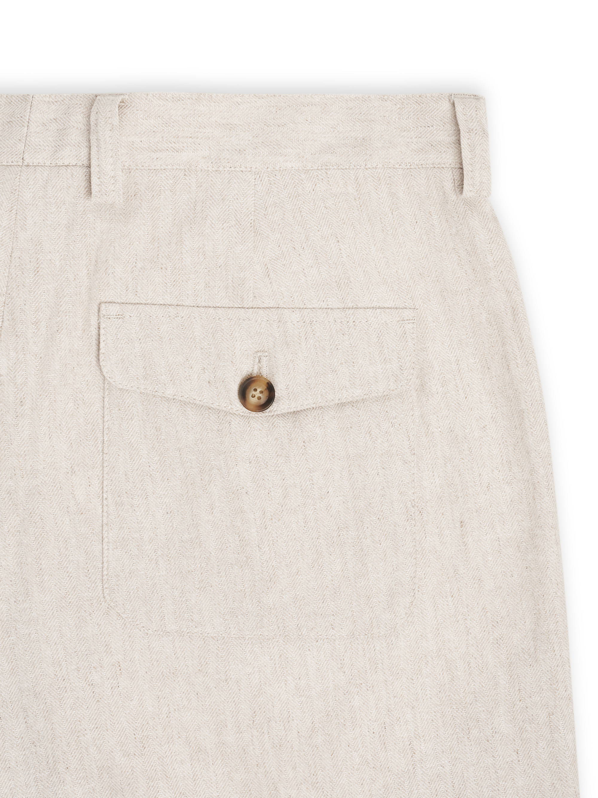 Morton Pleated Trousers Tillman Cream