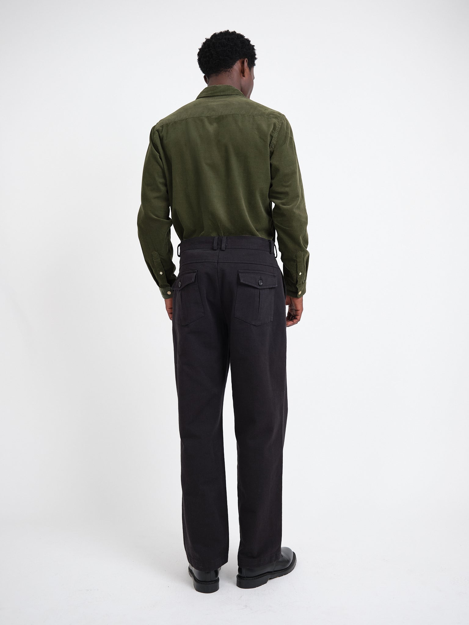 Utility Straight Leg Trousers Hester Black