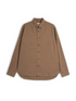 Oliver Spencer Men's Sand Organic Cotton Shirt Flat Shot