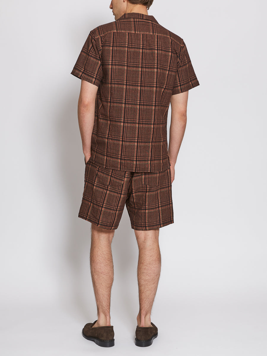 Osborne Drawstring Shorts Burrow Brown